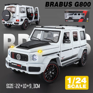 LEO 1:24 Brabus G800 Metal Diecast Alloy Toy Car Model Trucks For Kids Toys Vehicles Hobbies Collection