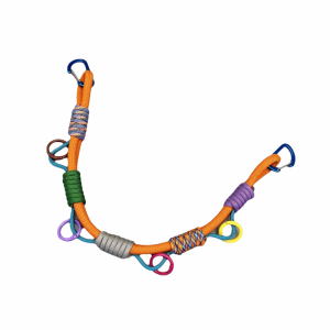 JPTD Colorful Backpack Extension Lanyard Multi-hanging Points Multi-purpose Hand Woven Paracord Rope Shoulder Strap with Mountaineering Buckle Outdoor Gear Hanging Cord Mountaineering