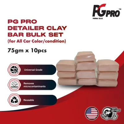 PG Pro Detailer Clay Bar Bulk Set (75gm x 10pcs) (for All Car Color/condition)