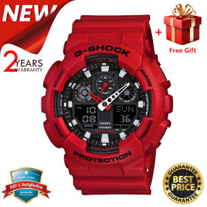 【2YEARS WARRANTY】G-Shock GA-100B-4A shockproof Military Waterproof Sport LED Digital Quartz Men Watch