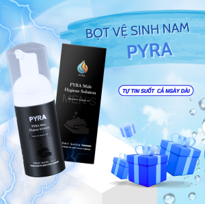 Bọt vệ sinh nam giới PYRA - Dung dịch vệ sinh nam giới tạo bọt 100ml