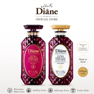 Moist Diane Extra Hair Fall Control Shampoo and Treatment (450 ML each)