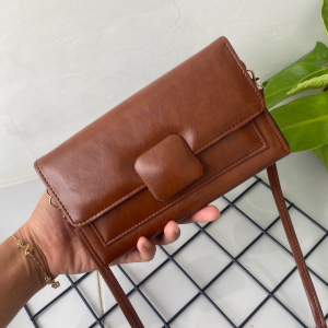 Dompet Wanita SILVIA Free Tali panjang Bahan Leather Premium