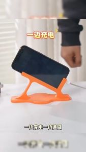Zendro Side-Lying Lazy Phone Stand No Arm Pressure Horizontal Phone Holder for Bed Sofa Watching 1Pc
