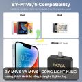 Micro thu âm không dây Boya BY-M1V1, M1V2, M1V3, M1V4, M1V5, M1V6 - Micro cài áo loại bỏ tiếng ồn chủ động công nghệ cao. 