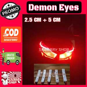 (Promo) LAMPU DEVIL EYES Demon 3 titik 6 titik 9 titik 15 titik tanpa lem bakar UNTUK SEMUA MOTOR MOBIL
