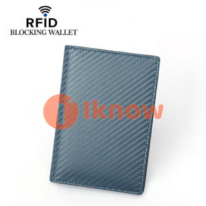 I know (first layer cowhide leather )Passport Holder Cover Wallet Travel Essentials RFID Blocking Leather Card Case International Travel Must Haves Travel Accessories for Women Men