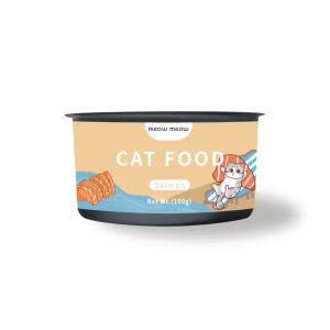 MEOW อาหารเปียกแมว 100g 3 รสชาติ (แซลมอน/ทูน่า/ไก่) อุดมสารอาหาร ดีต่อสุขภาพแมว
