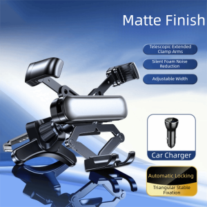 NHG Gravity Retractable Car Phone Holder Fold-Screen Portable Gravity Retractable Car Mount Fold-Screen Devices Anti-Drop Fold-Screen Car Phone Holder Daily Road Navigation