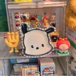 Christmas Gift Halloween Sanrio Kawaii Pochacco Dinner Plate Cartoon Anime Ceramic Dessert Plate Cake Snack Plate Childrens Breakfast Plate Girl Gift