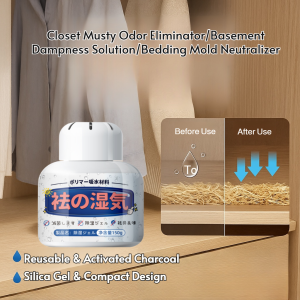 Closet Musty Odor Eliminator Bedding Mold Neutralizer Dehumidifier Bags Moisture Absorber Anti-Mold Prevention Reusable Dehumidifier Bags with Activated Charcoal Moisture Absorber Closet Bathroom Wardrobe Anti-Mold Musty Odor Eliminator Dampness