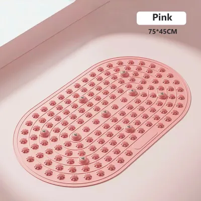 Upgraded Liquid Silicone Foot Massage Mat Anti-Slip Foot Pad Slow Jogging Foot Meridian Stimulation Mat Home Indoor