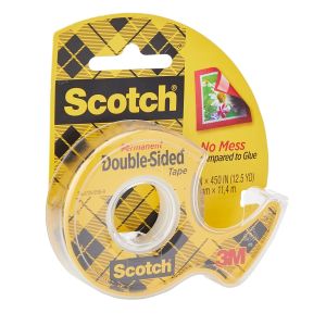 Băng dính 2 mặt trong suốt 3M Scoth kích thước 12.7mm x 11.4m Cat.137