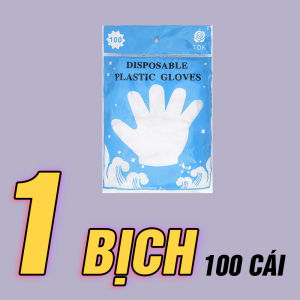 100 Cái Găng Tay Nilong PE Nhà Bếp Dùng 1 Lần Tiện Lợi RQN2470 - REQUANE