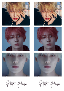 2 pcs High Quality Affordable 2x6 Printed Stips Photos Waterproof Long Lasting and Scratch Proof