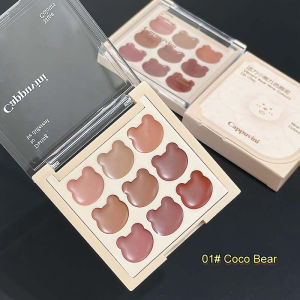 NEW Cappuvini Vibrant Bear 9 Colours Matte Velvet Lip Clay Lip Mud Long Wear Hydrating Lipstick