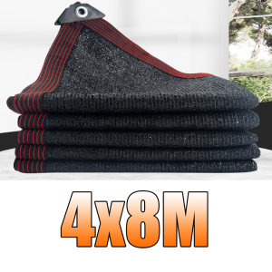 3x6M~8X10M Big Size  Anti UV 95% Smart Weather Net Japan Black Smart Buy Sunshade Net Net Shade Outdoor Waterproof Big Size Makapal Shade Net