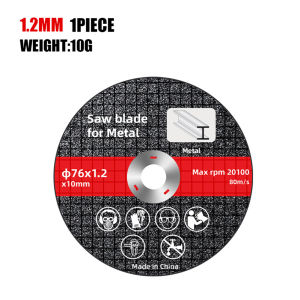 Eggsaw ใบมีด3นิ้วใบมีดวงกลมสำหรับลูกหมูโลหะเหล็กสแตนเลสสตีลตัดบดความหนา1.2มม./4.0มม. ซุ้ม0.4in