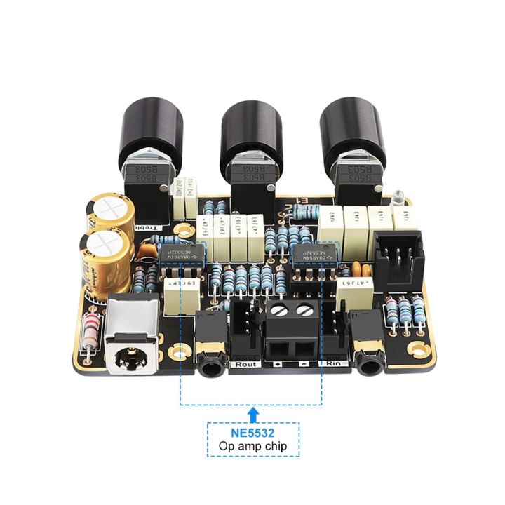 【Best value】 Aiyima Ne5532 Preamplifier Amplifier Tone Board Stereo