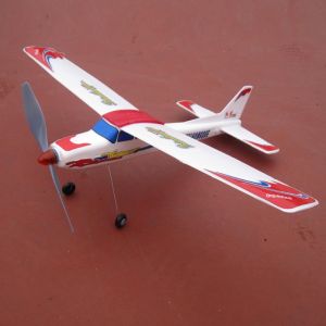 AKZDXE Rubber-powered Rubber Band Powered Airplane 410515210mm DIY Glider Flying Aircraft  RedWhite Competition Equipment Puzzle