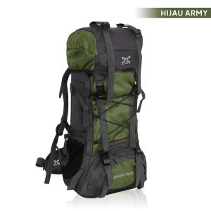 TAS RANSEL GUNUNG CARRIER 50L+5L BACKSUPPORT WATER RESISTANT OUTDOOR HIKING BAG FK0008