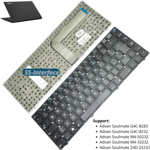 Keyboard Advan Soulmate G4C-8283 8232 M4-50232 33232 Z4D-25232 new