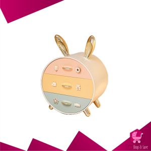 BabyShop-K179 Rak Susun Kelinci Rak Kosmetik Serbaguna Cute Stuff Organizer /Rak Laci Mini Colorfull