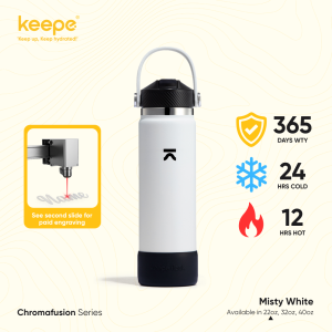 Keepe Flask Premium Stainless Steel Tumbler Vacuum Insulated Double Wall Leakproof Hydrated Tumbler Hot and Cold Thumbler Water Bottle with Straw 22oz/32oz/40oz