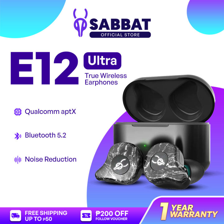 Sabbat E12 Ultra Marble Series (Advanced Stone) TWS True Wireless