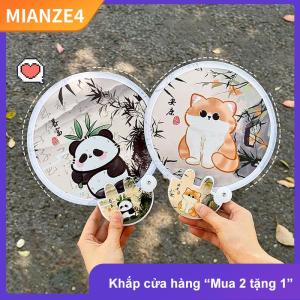 [COD] MIANZE4 Phim Hoạt Hình Di Động Gấp Fan Hâm Mộ Kawaii Sáng Tạo Có Thể Gập Lại Fan Hâm Mộ Mùa Hè Mát Mẻ Tay Bay Đĩa Túi Vải Fan Quà Tặng Cho Trẻ Em
