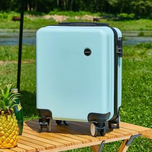 Turqgast 16-Inch 2.2kg Small Suitcase Trolley Suitcase Suitcase Can Directly Board 3-Section Trolley
