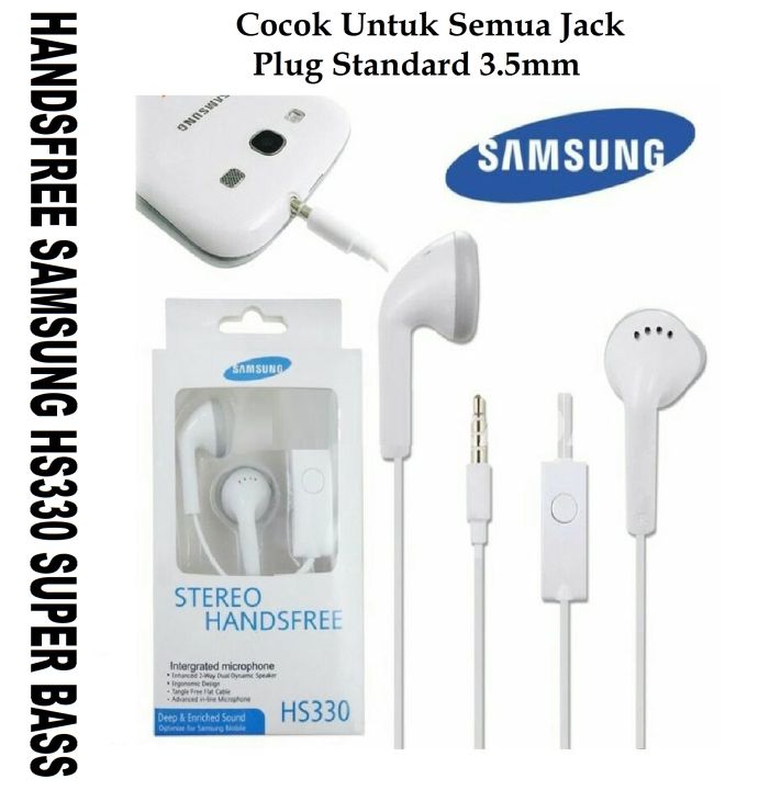 Handsfree SAMSUNG-HS330 Earphone Handsfree Headset In Ear Samsung
