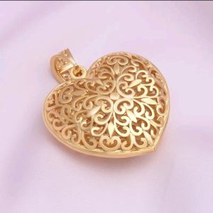 LOKET Love Kerawang Saduran Emas 24K Zhulian