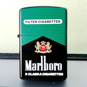 Bật Lửa Zippo Sơn Tĩnh Điện Marlb0r0 Đời La Mã E2000 ( Có Tem Đỏ - Tặng Kèm Đá Bấc Xịn)