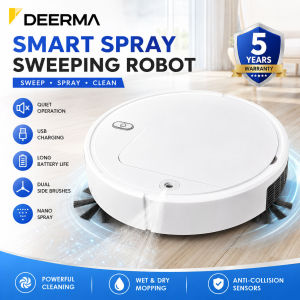 Deerma Original【24 hours delivery】Smart Vacuum Cleaner / Automatic floor vacuum sweeper / UV disinfecting Home mart sweeper cleaning machine charging spray mute strong suction floor carpet sweeping cleaning household smart sweeping robot vacuum cleaner