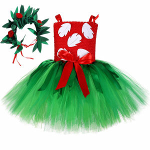 Trang phục Lilo cho bé gái Công chúa Hawaii Tutu Ăn mặc Quần áo Trang phục với Vòng hoa Trẻ em Halloween Lễ hội hóa trang Váy dự tiệc2026