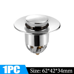 Dimoey ที่กรองอ่างล่างหน้า6ชิ้นตัวเด้งคอร์อ่างล้างหน้าระงับกลิ่นที่อุดที่ดักเส้นผมอุปกรณ์ห้องอาบน้ำห้องครัว