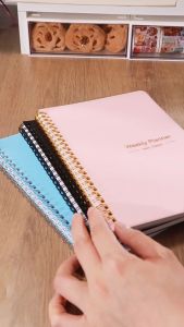 Undated Weekly Planner A5 Goal & Habit Tracker Notebook Spiral Binding To Do List School Agenda 2027