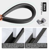 Flexible Door Seal Door Sealing Strip Door Bottom Sealing Strip Sound Proof Foam Door Stopper Blocker Guard Wind Dust