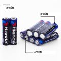 Pin tiểu pin đũa 2a 3a HANDA aa aaa 1.5v. 