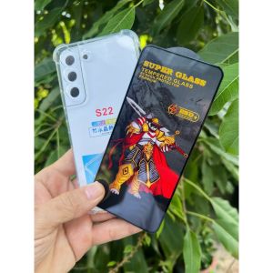 Ốp chống sốc kèm cường lực full màn hình Samsung S22 - S22 PLUS - S23 - S23 PLUS