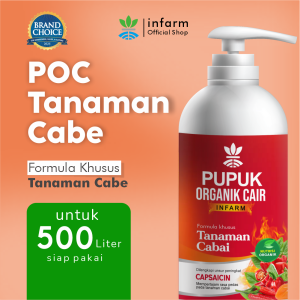INFARM - Pupuk Organik Cair Tanaman Cabai 1L POC Pupuk Organik Pelebat Buah Cabai Cabe