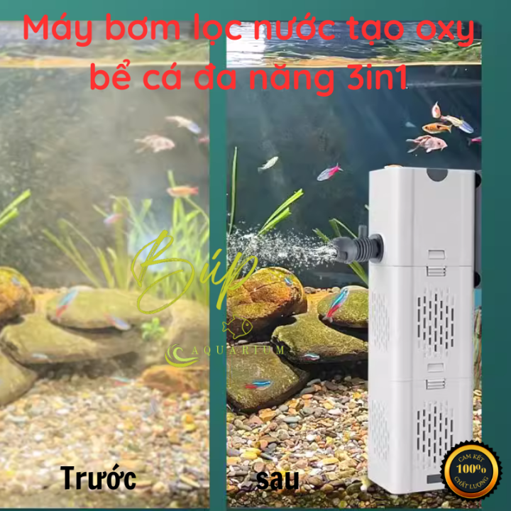 Máy lọc chìm cao cấp jingye đa chức năng 3 trong 1 bơm nước, lọc nước ...