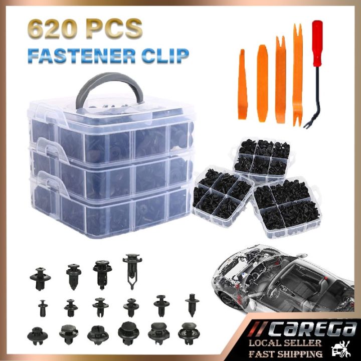 620pcs Car Bumper Fastener Clip Vehicle Clips Retainer Fastener Bumper