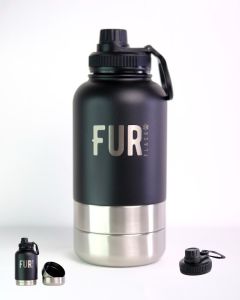 FURFLASK Essentials Food and Water Tumbler for Fur Parents and Furbabies