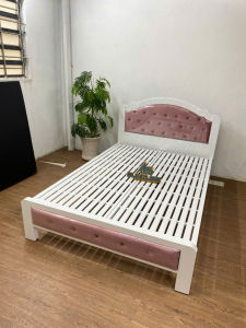 Giường sắt hộp cao cấp loại 1 - khung 5x10 dày 1li4 - 1m4x2m (hình thật) - giao toàn quốc