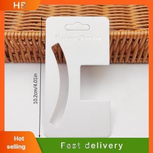 HB 50pcs Display Cards For Hair Claw Clip Paper Card Headdress Card Hair Decoration Package DIY Jewelry Cardboard Package Hair Clips Craft Hang Tag Card