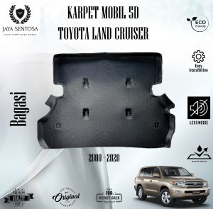 Karpet Mobil 5D Toyota Land Cruiser 2000-2020 + Alas Kaki - Karpet 5D New Model Fullset
