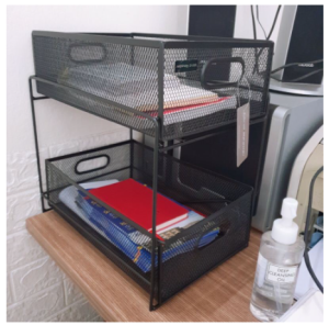 KHAY KỆ ĐỨNG ĐỂ TÀI LIỆU VĂN PHÒNG 2 NGĂN BẰNG KIM LOẠI LOẠI SƠN TĨNH ĐIỆN SIÊU BỀN