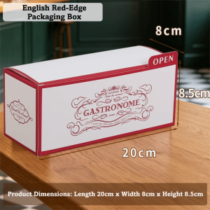 COASTE 20pcs Paper Box Christmas Cookie Box Small Container Christmas Design Gift Wrapping Box Festive Treat Box Santa Tree Design Candy Box Christmas Gift